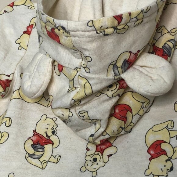 DISNEY BABY Winnie The Pooh Snap Front Jacket Hoodie with Bear Ears 12 months - Picture 7 of 11